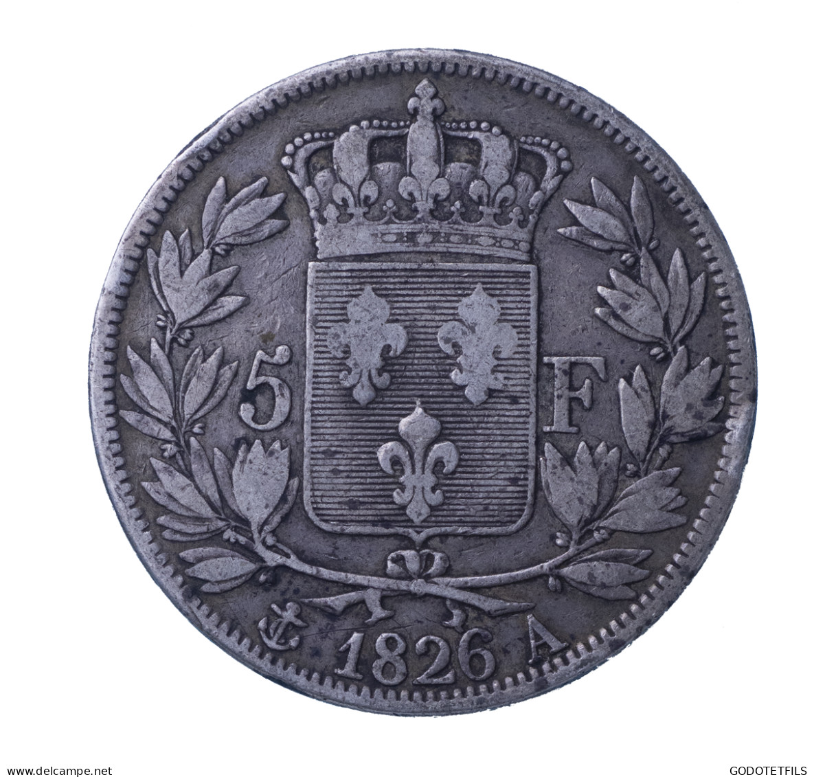 Charles X 5 Francs 1826 Paris - 5 Francs