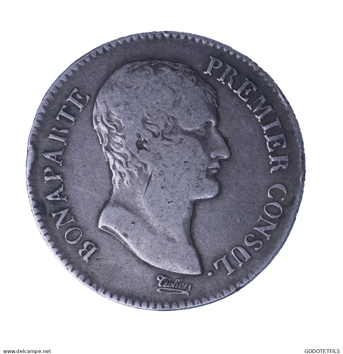 Consulat 5 Francs Napoléon Empereur AN 12 Toulouse - 5 Francs