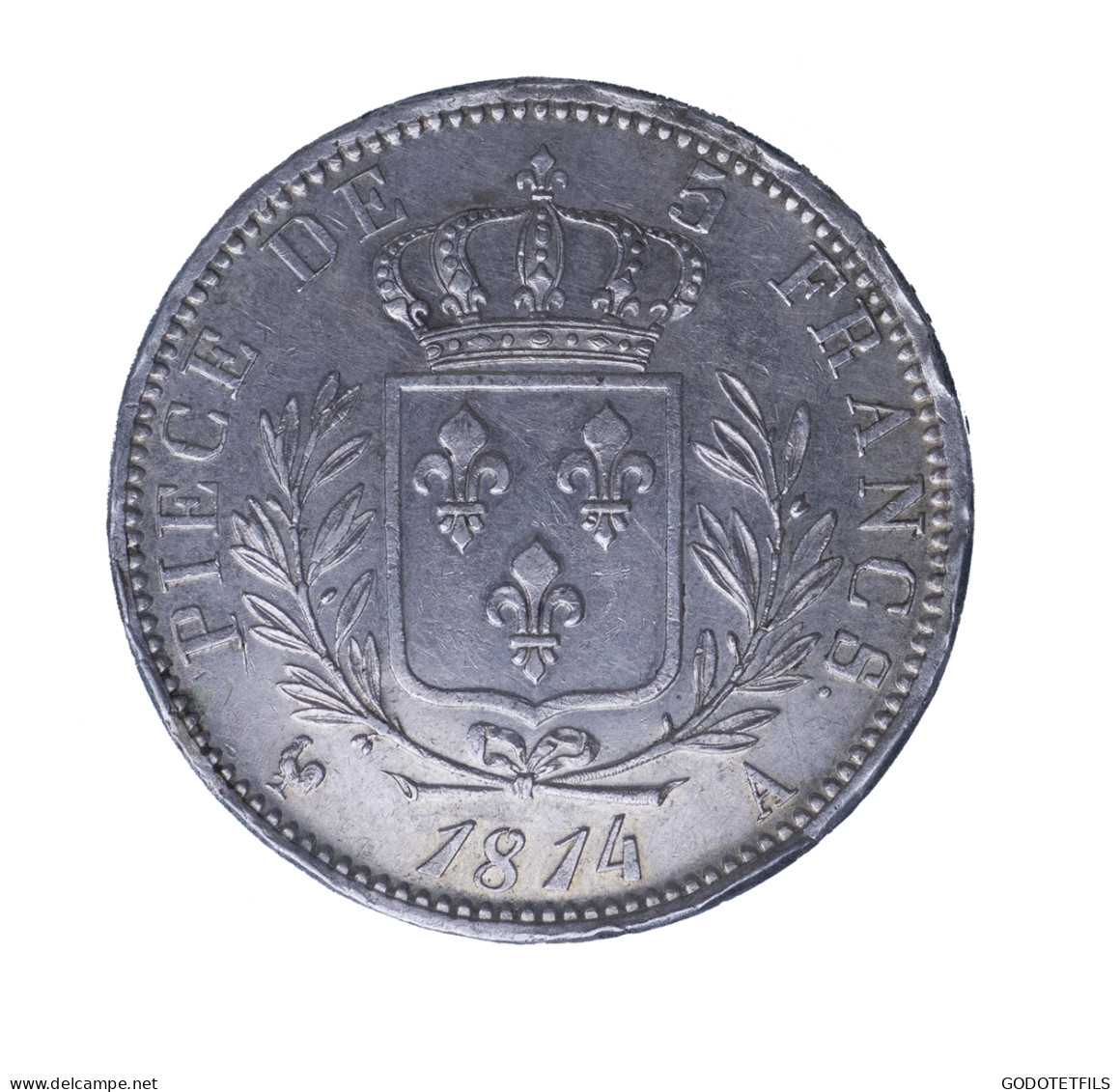 Louis XVIII 5 Francs 1814 Paris - 5 Francs