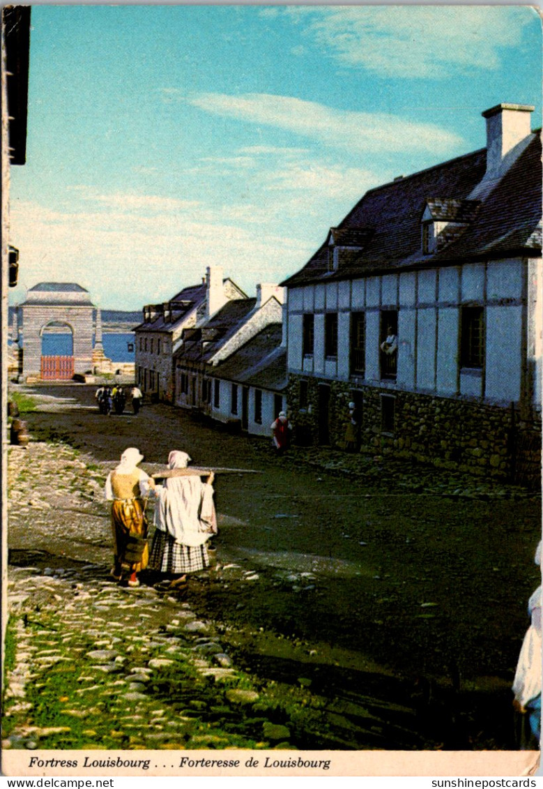 Canada Cape Breton Fortress Louisbourg Rue Toulouse Main Street - Cape Breton