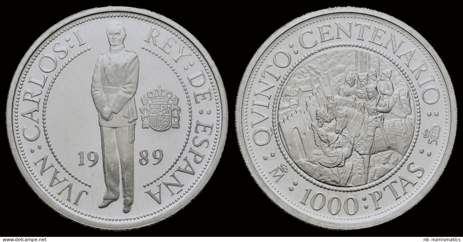 Spain 1000 Pesetas 1989 Proof - 1 000 Pesetas