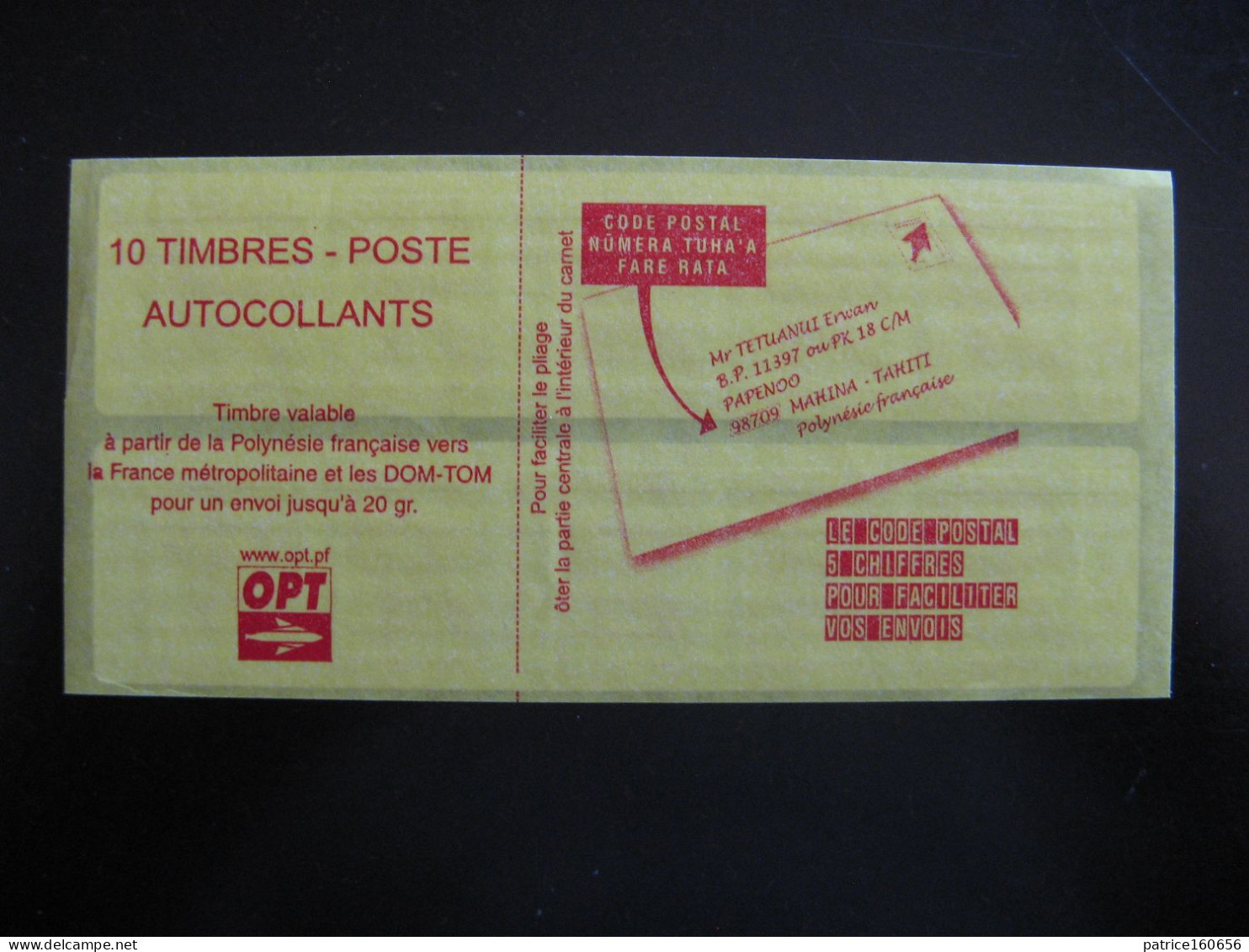 Polynésie: TB Carnet  N° C  737 , Neuf XX. - Booklets