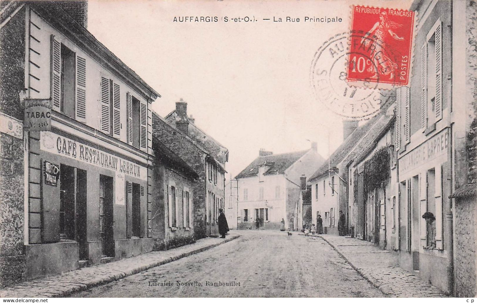 Auffargis - La Rue Principale - CPA °J - Auffargis