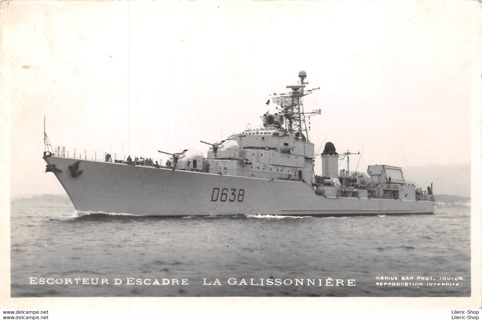 Bateaux > Guerre - Escorteur D'escadre "La Galissonnière" Cpsm PF ±1950 - Guerra