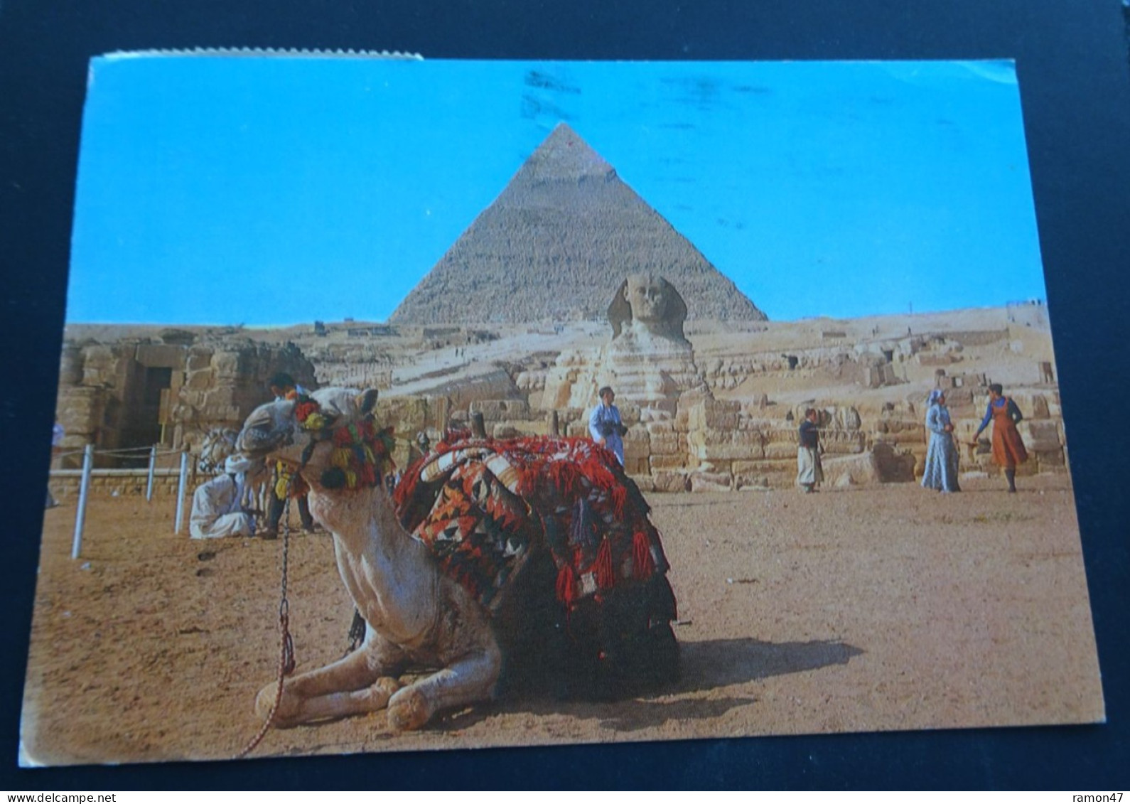 Giza - The Great Sphyns And The Pyramid Of Kephre - Sfinge