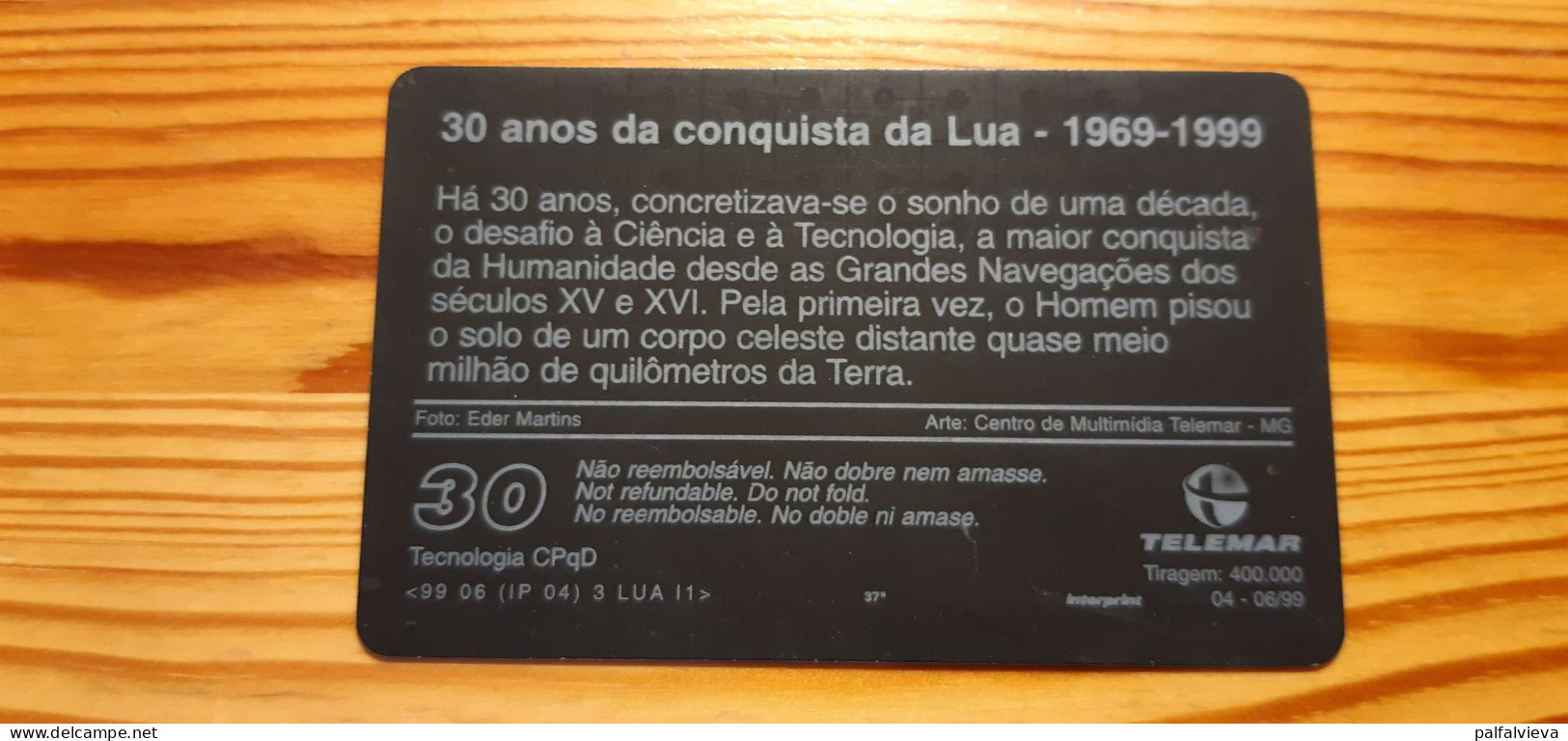 Phonecard Brazil - Moon, Luna - Brasilien