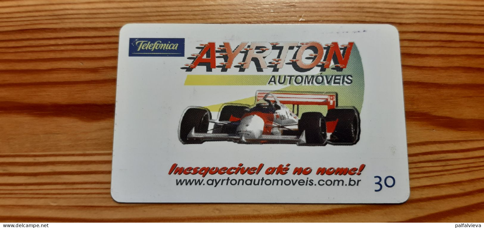 Phonecard Brazil - Car Race, F1, Ayrton 15.000 Ex. - Brasilien