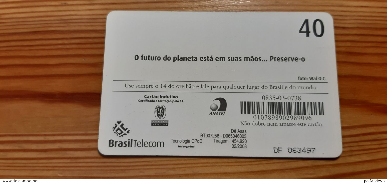 Phonecard Brazil - Butterfly - Brasilien