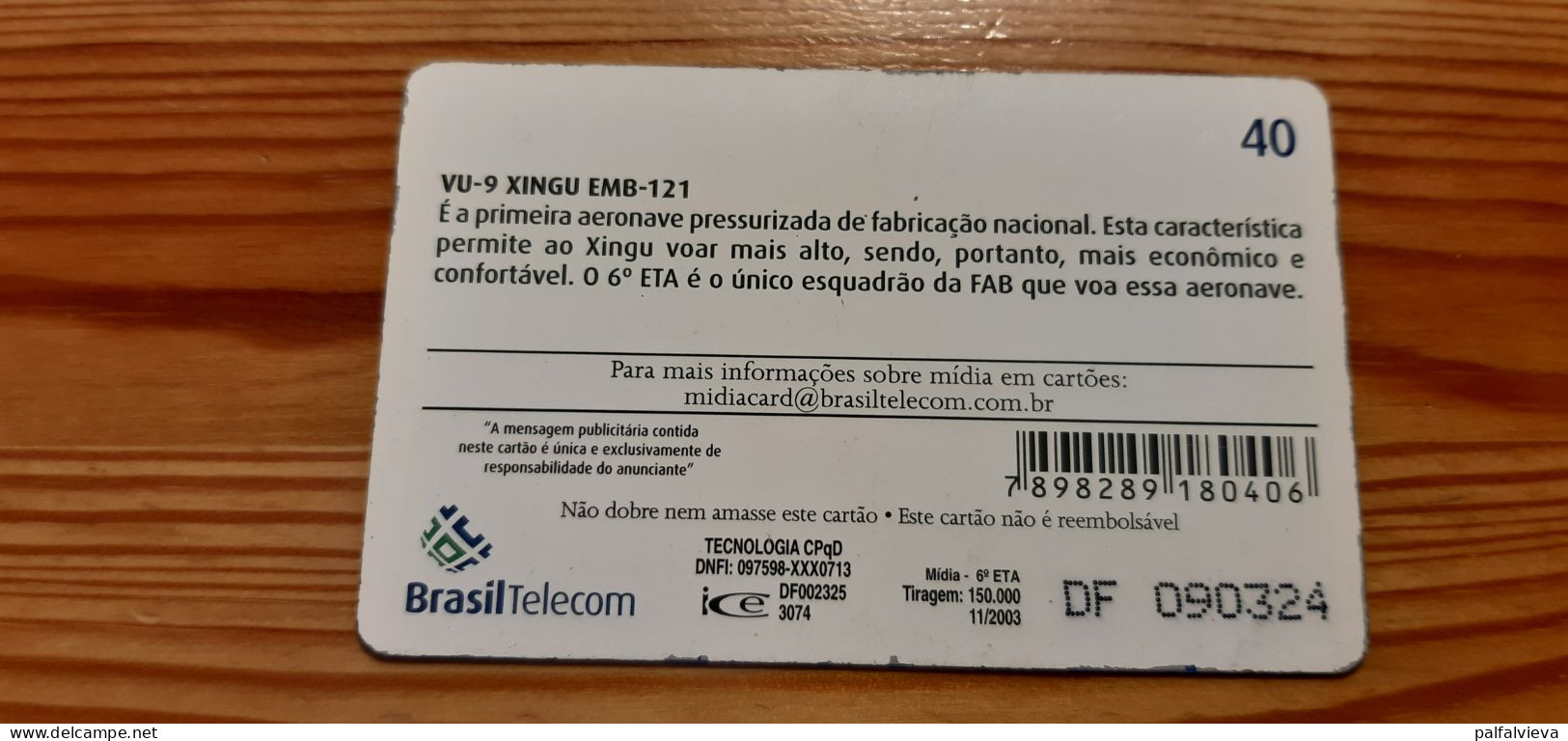 Phonecard Brazil - Helicopter - Brasilien