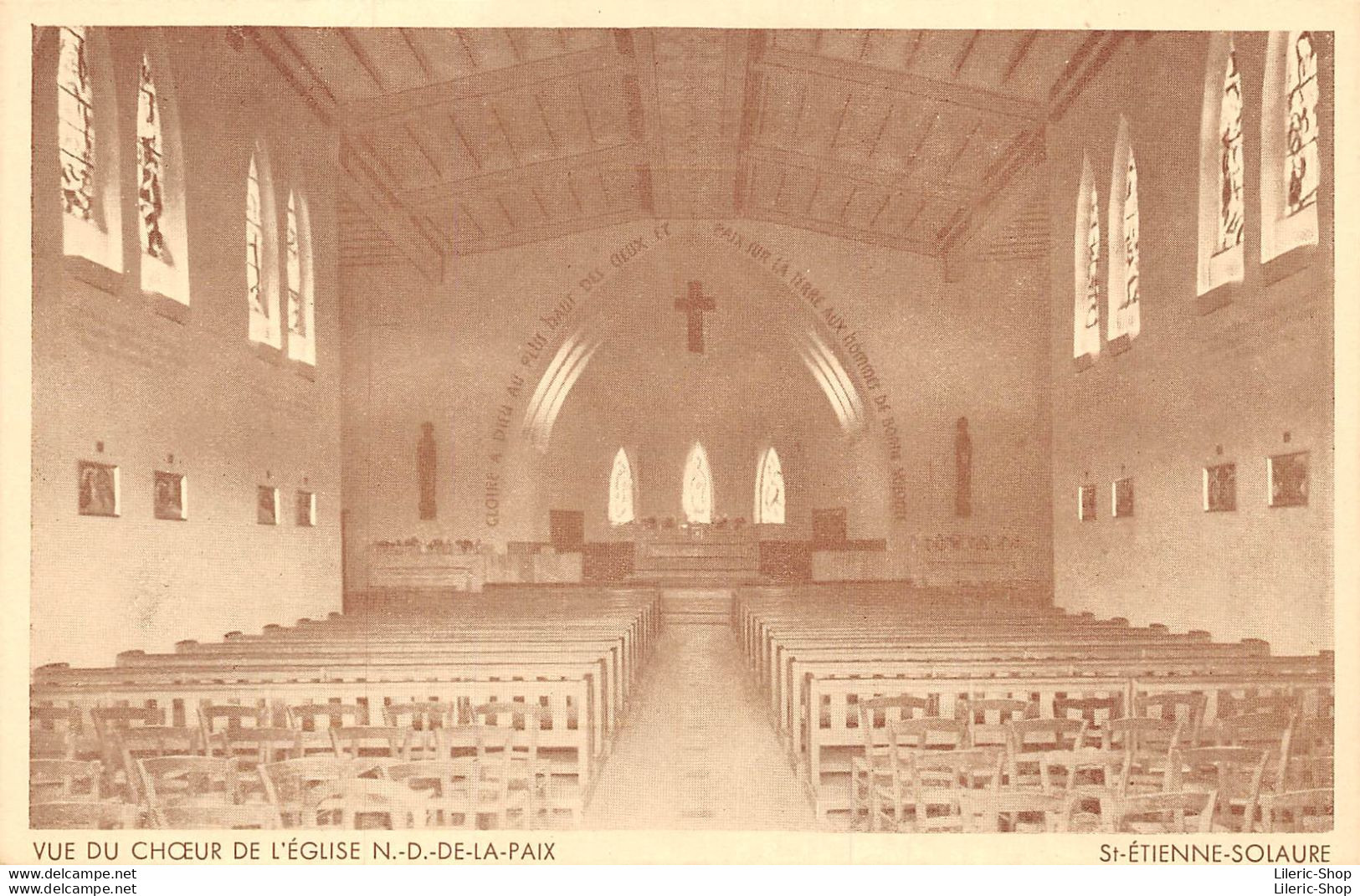 [42] Loire > Saint Etienne-Solaure - Vue Du Chœur De L'Église Notre Dame De La Paix - Saint Etienne