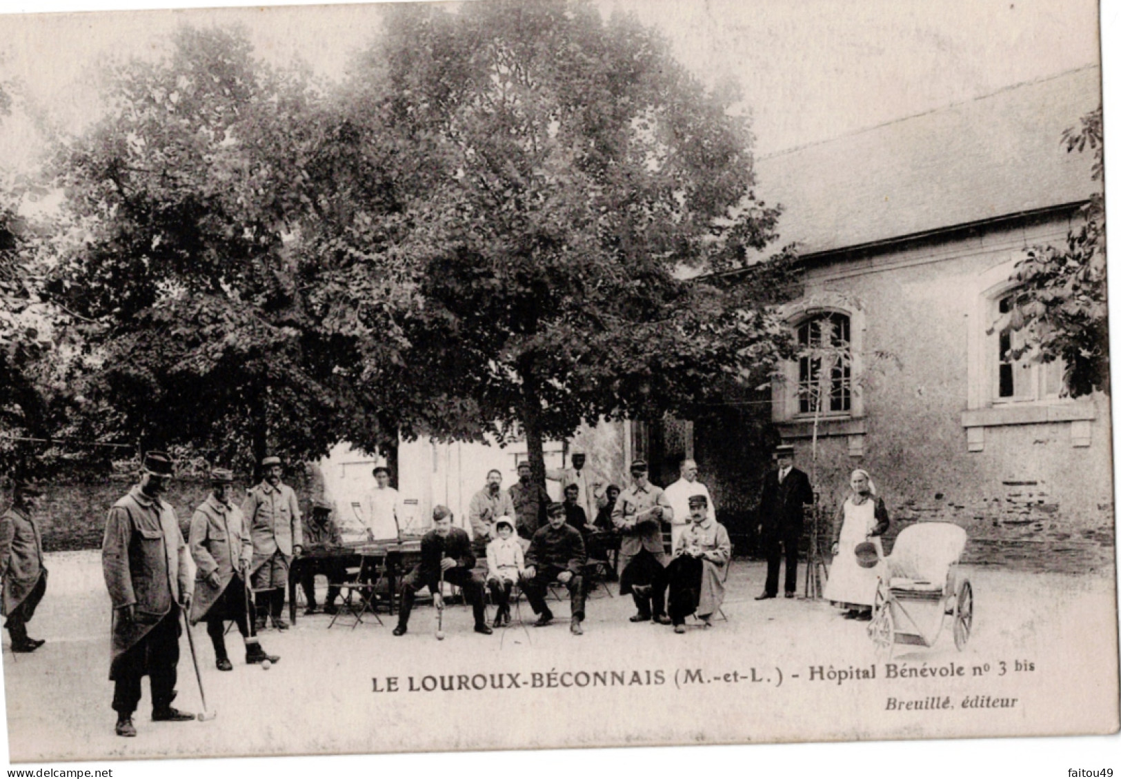 49 - LE LOUROUX-BECONNAIS - Hôpital Bénévole N°3 Bis  25 - Le Louroux Beconnais