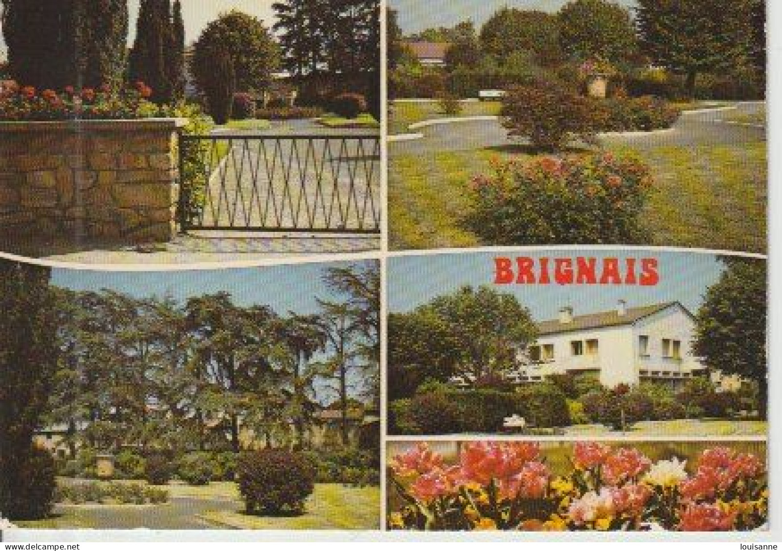 BRIGNAIS  ( 69 )   C P M  4  VUES  ( 23 / 7 / 78  ) - Brignais