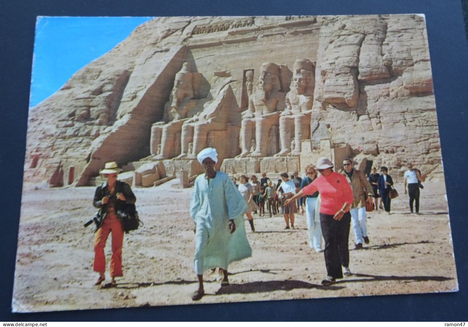 Abou Simbel Rock Temple Of Ramses II - Partial View Of The Gigantic Statues - Temples D'Abou Simbel