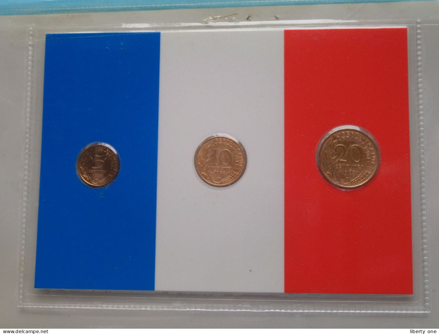 Set Of 3 Coins > FRANKRIJK ( DETAIL > Voir / See SCANS ) Gold Plated ! - Varianten En Curiosa