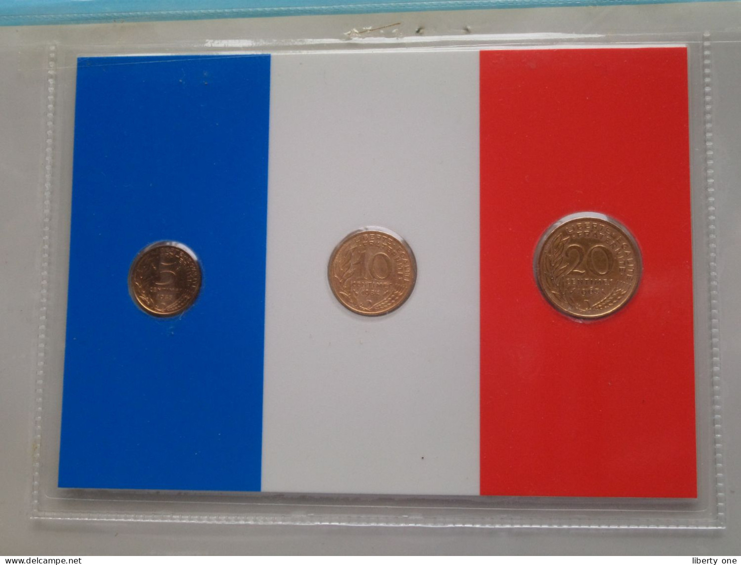 Set Of 3 Coins > FRANKRIJK ( DETAIL > Voir / See SCANS ) Gold Plated ! - Variétés Et Curiosités