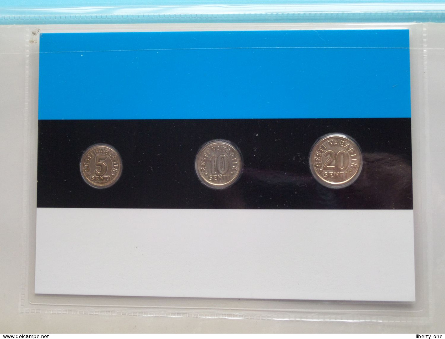 Set Of 3 Coins > ESTLAND ( DETAIL > Voir / See SCANS ) Gold Plated ! - Estonia