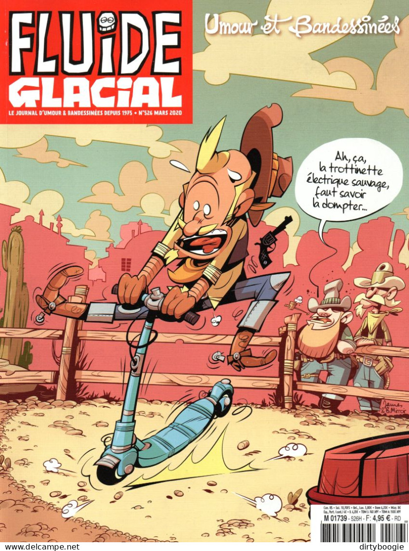 Fluide Glacial N° 526 - Mars 2020 - Diego Aranega - Mo/CDM - Chauzy - Hugot - Binet - Reuzé - Edika - Fluide Glacial