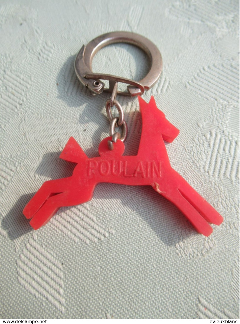 Porte-Clé Publicitaire Ancien/Chocolat POULAIN (  Rouge)   / Plastique/ Vers 1960-1970   POC600 - Key-rings