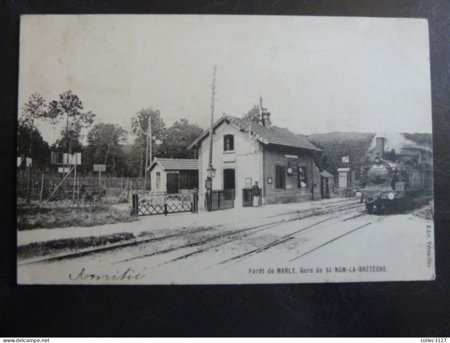 T1 - 78 - Forêt De Marly - La Gare De St Nom La Breteche - Train à Vapeur - St. Nom La Breteche