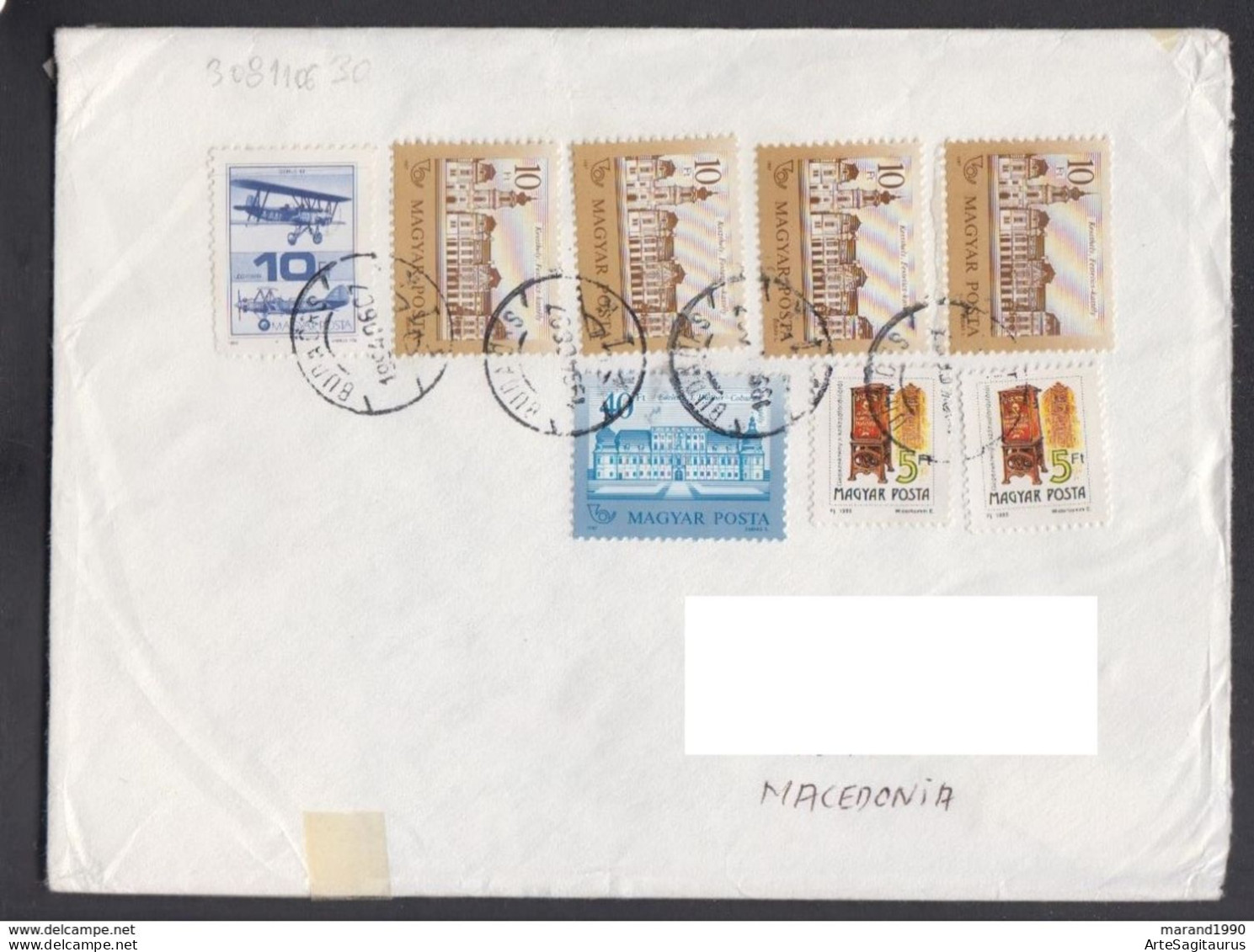 COVER  REPUBLIC OF MACEDONIA  (007) - Lettres & Documents