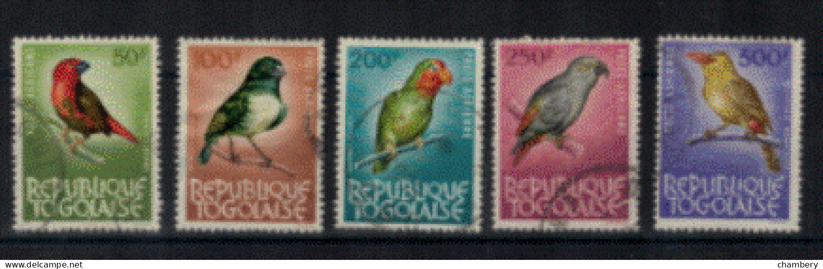 Togo - Poste Aérienne - "Oiseaux" - Série Oblitérée N° 39 à 42 De 1964 - Togo (1960-...)