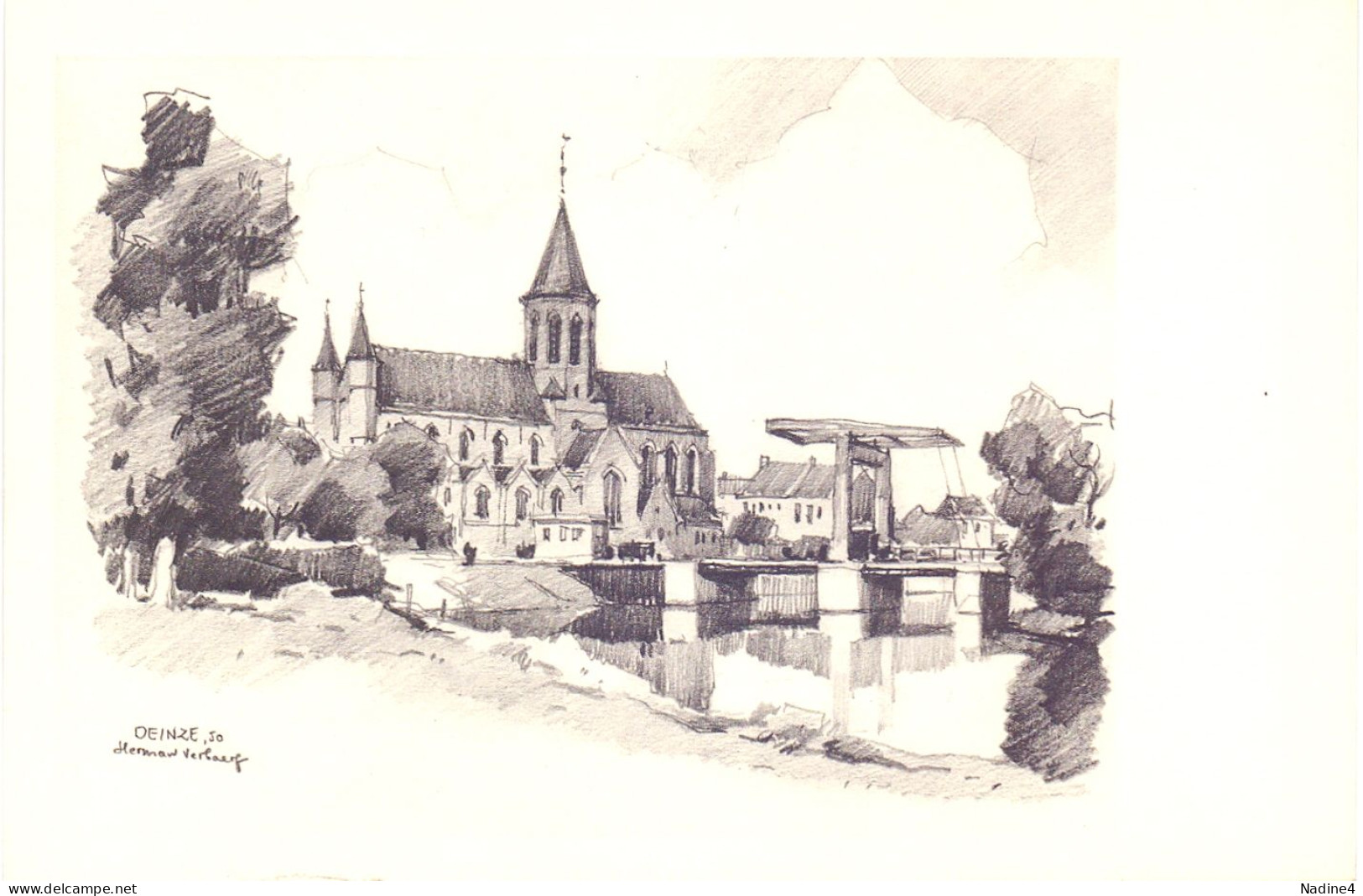 Deinze - Kerk - Illustr Herman Verbaere - Deinze