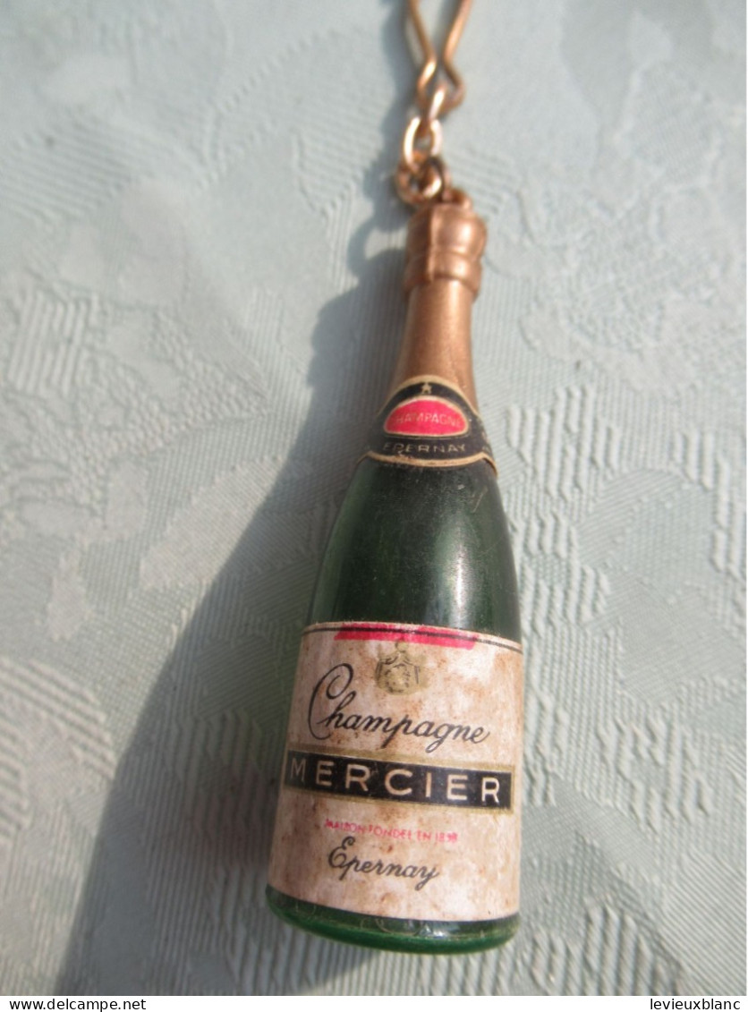 Porte-Clé Publicitaire Ancien/Spiritueux /Champagne MERCIER / Epernay / Plastique / Vers 1960-1970   POC595 - Porte-clefs