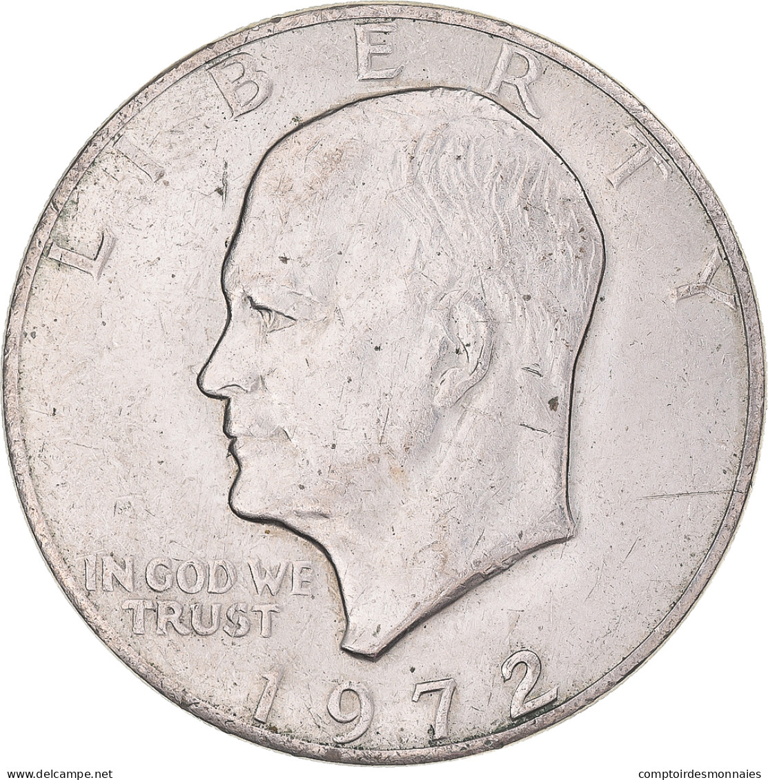 Monnaie, États-Unis, Dollar, 1972 - 1971-1978: Eisenhower