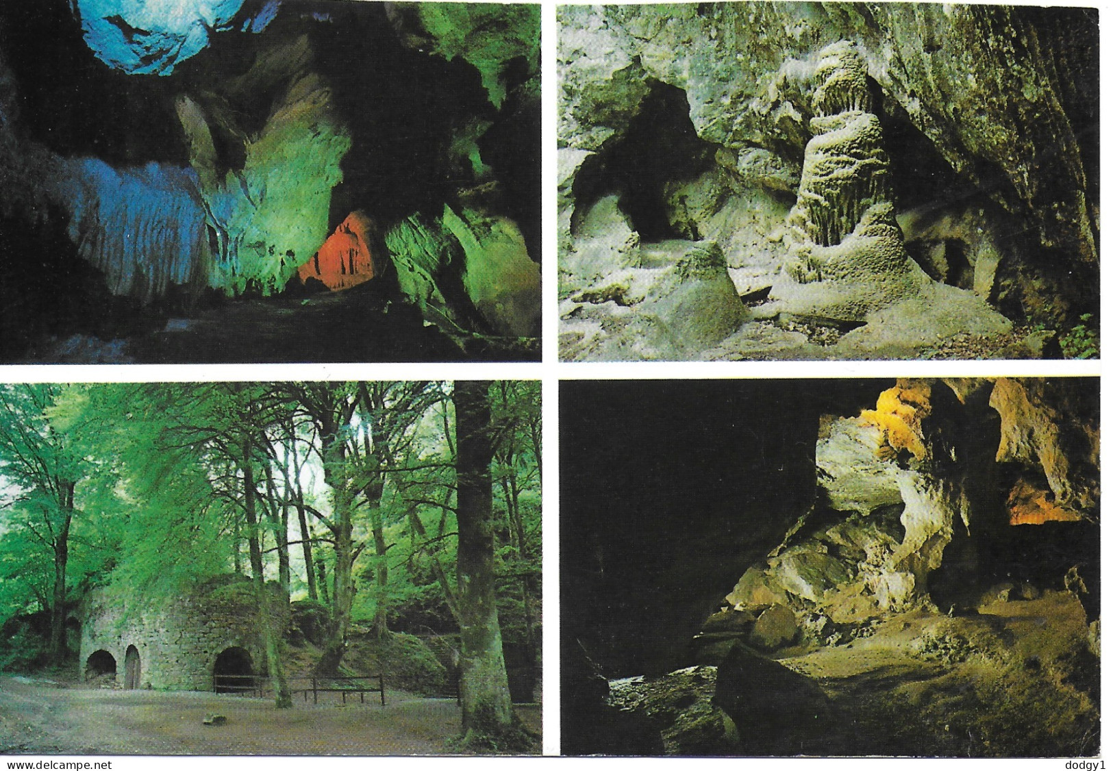 SCENES FROM KITLEY CAVES, YEALMPTON, PLYMOUTH, DEVON, ENGLAND. UNUSED POSTCARD   Wp2 - Plymouth