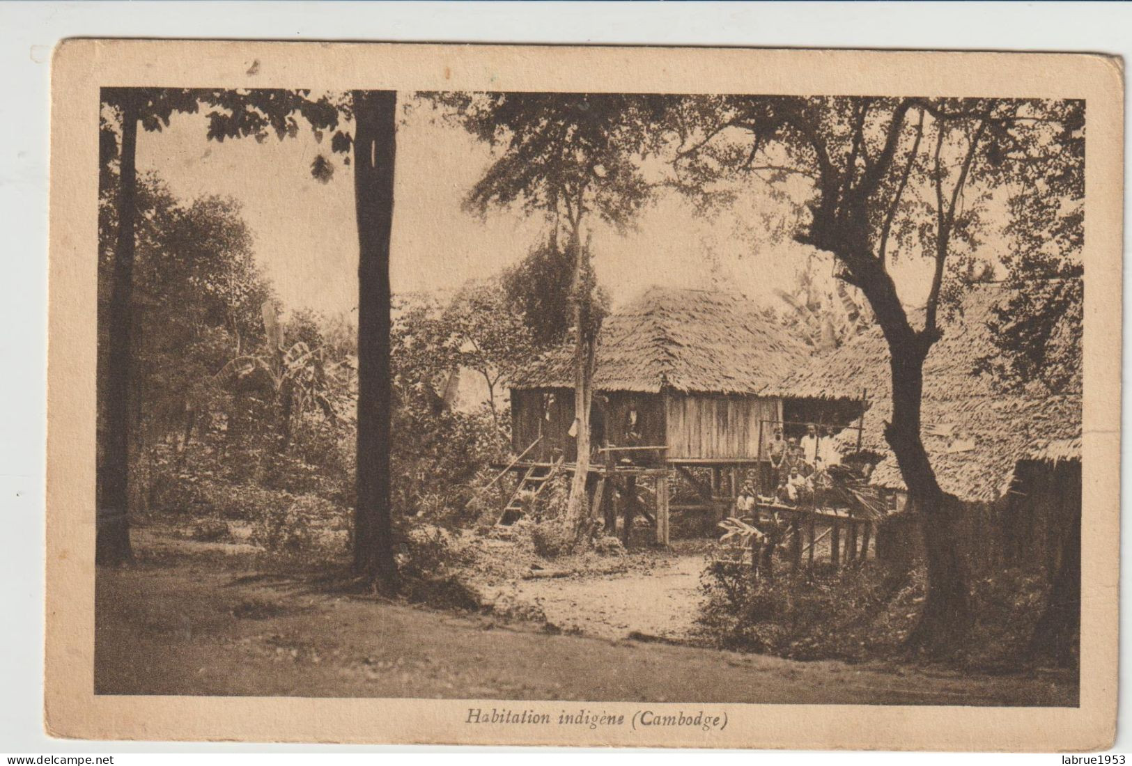 Habitation Indigène -  (G.359) - Cambodge
