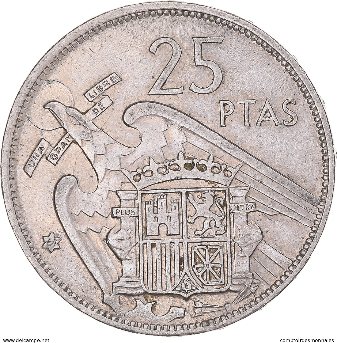 Monnaie, Espagne, 25 Pesetas, 1969 - 25 Peseta