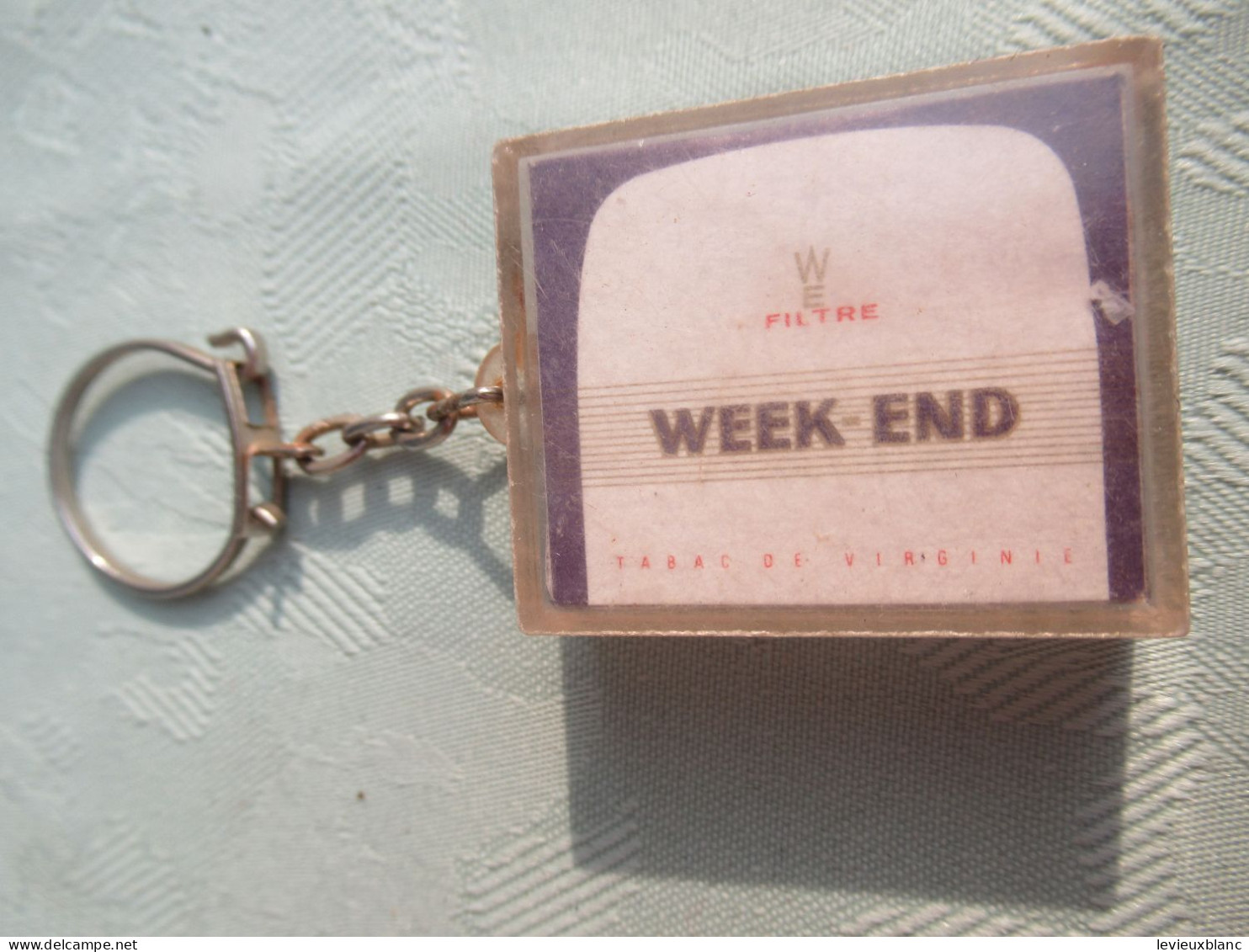 Porte-Clé Publicitaire Ancien/ Cigarettes  / WEEK-END/ Filtre/ Plastique/ Vers 1960-1970   POC589 - Key-rings