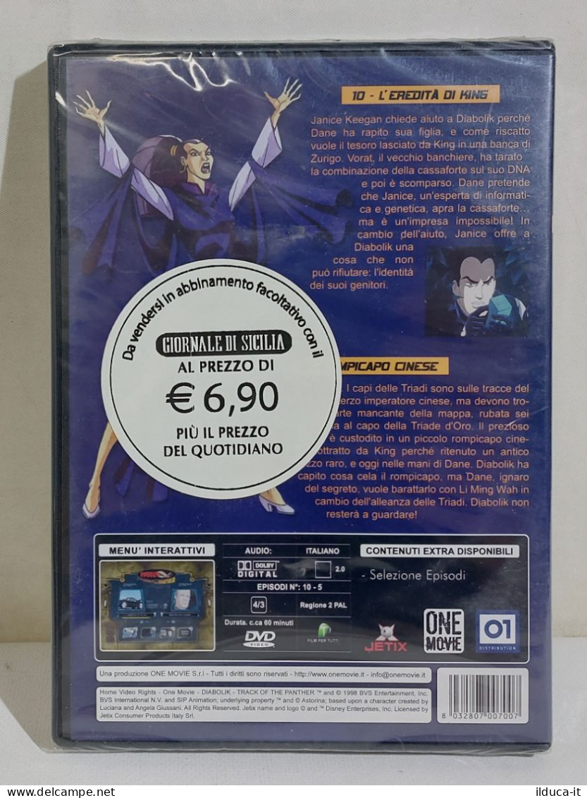 I101651 DVD - DIABOLIK Track Of The Panther Nr 2 - SIGILLATO - Animatie