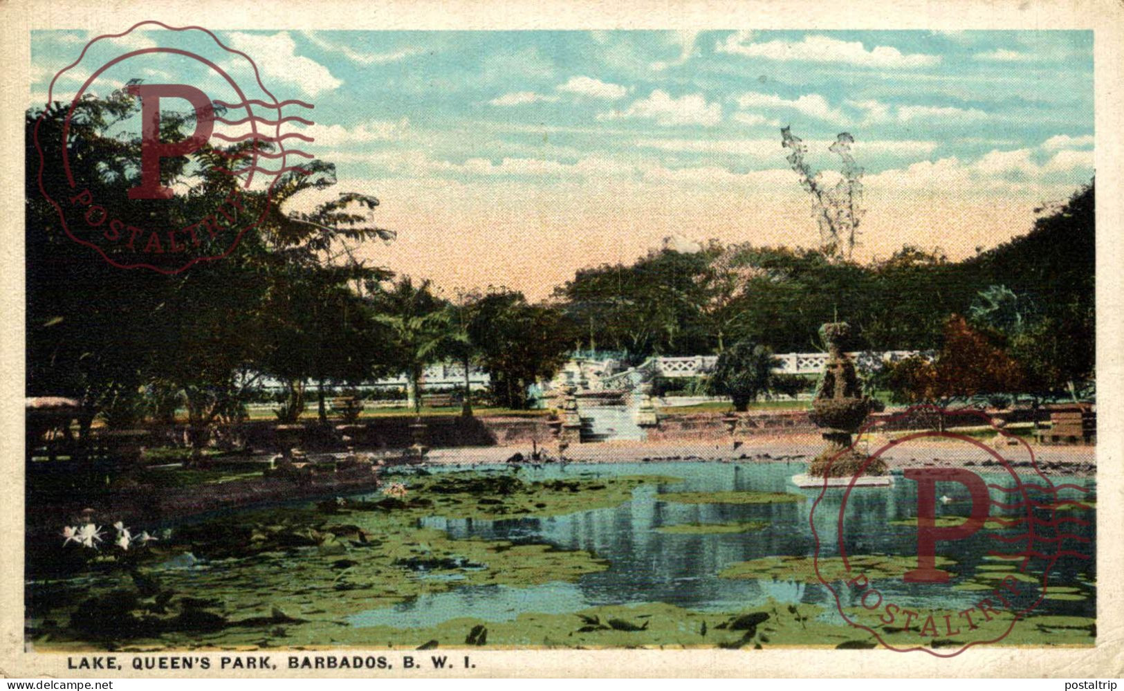 ANTILLAS / ANTILLES. LAKE , QUEEN'S PARK. BARBADOS. - Barbades