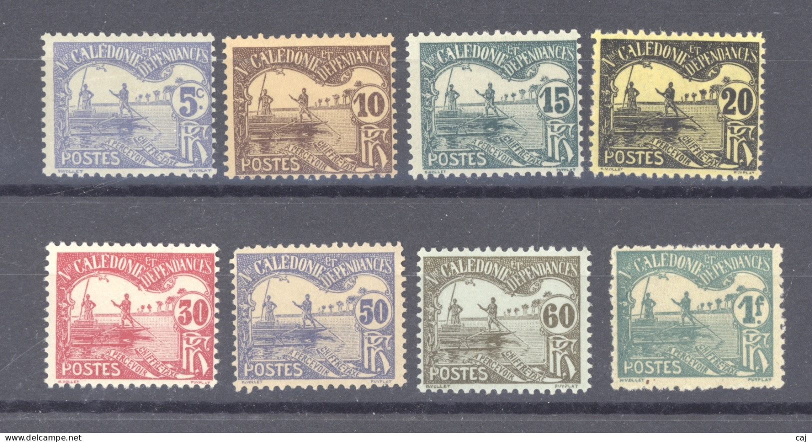 Nouvelle Calédonie  -  Taxe  :  Yv  16-23  * - Postage Due