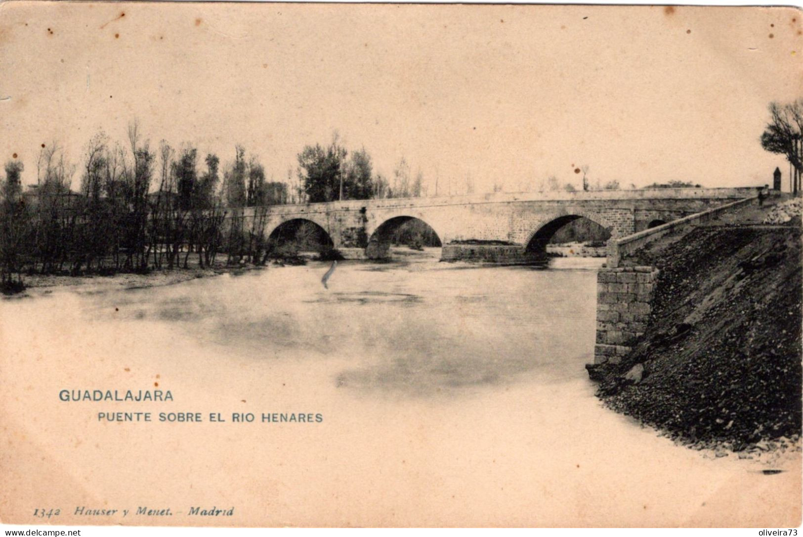 GUADALAJARA - Puente Sobre El Rio Henares - Guadalajara