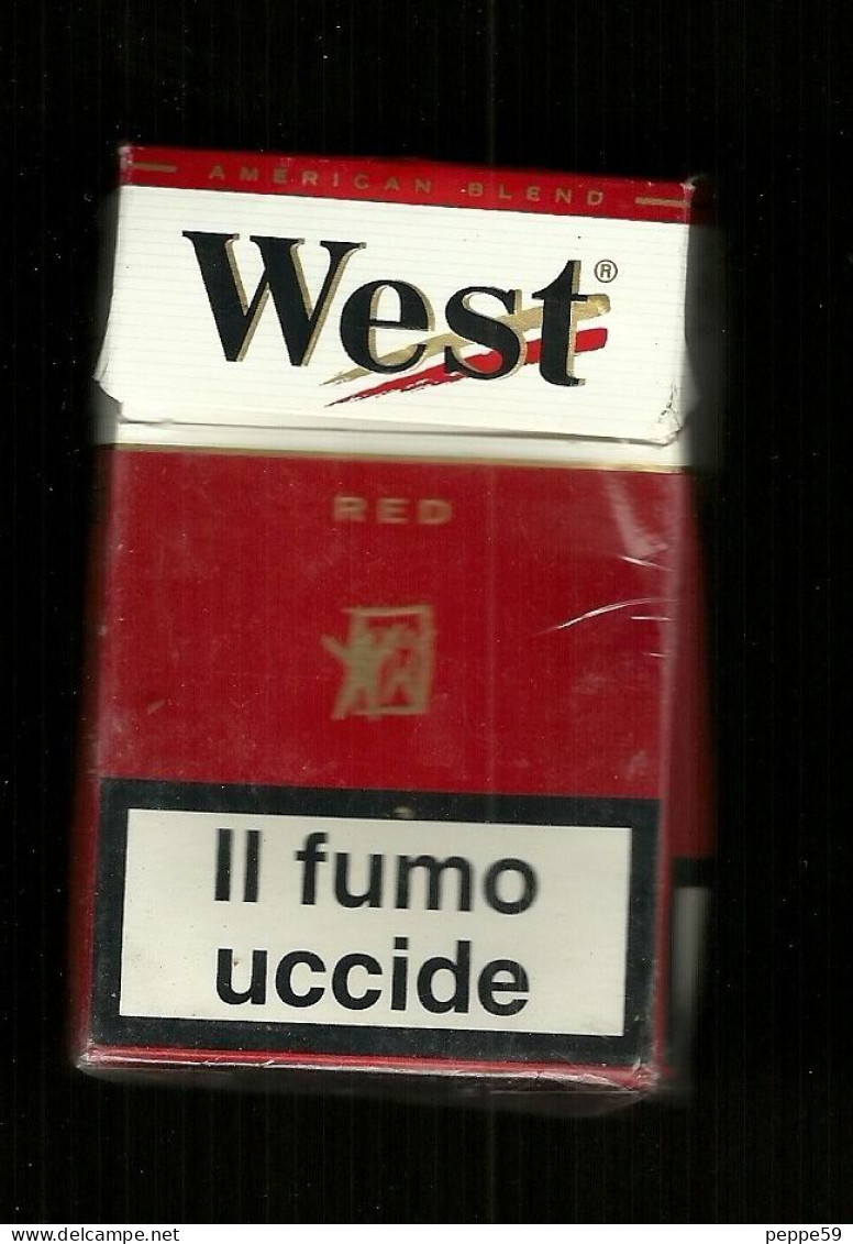 Tabacco Pacchetto Di Sigarette Italia - West Da 20 Pezzi ( Vuoto ) - Porta Sigarette (vuoti)