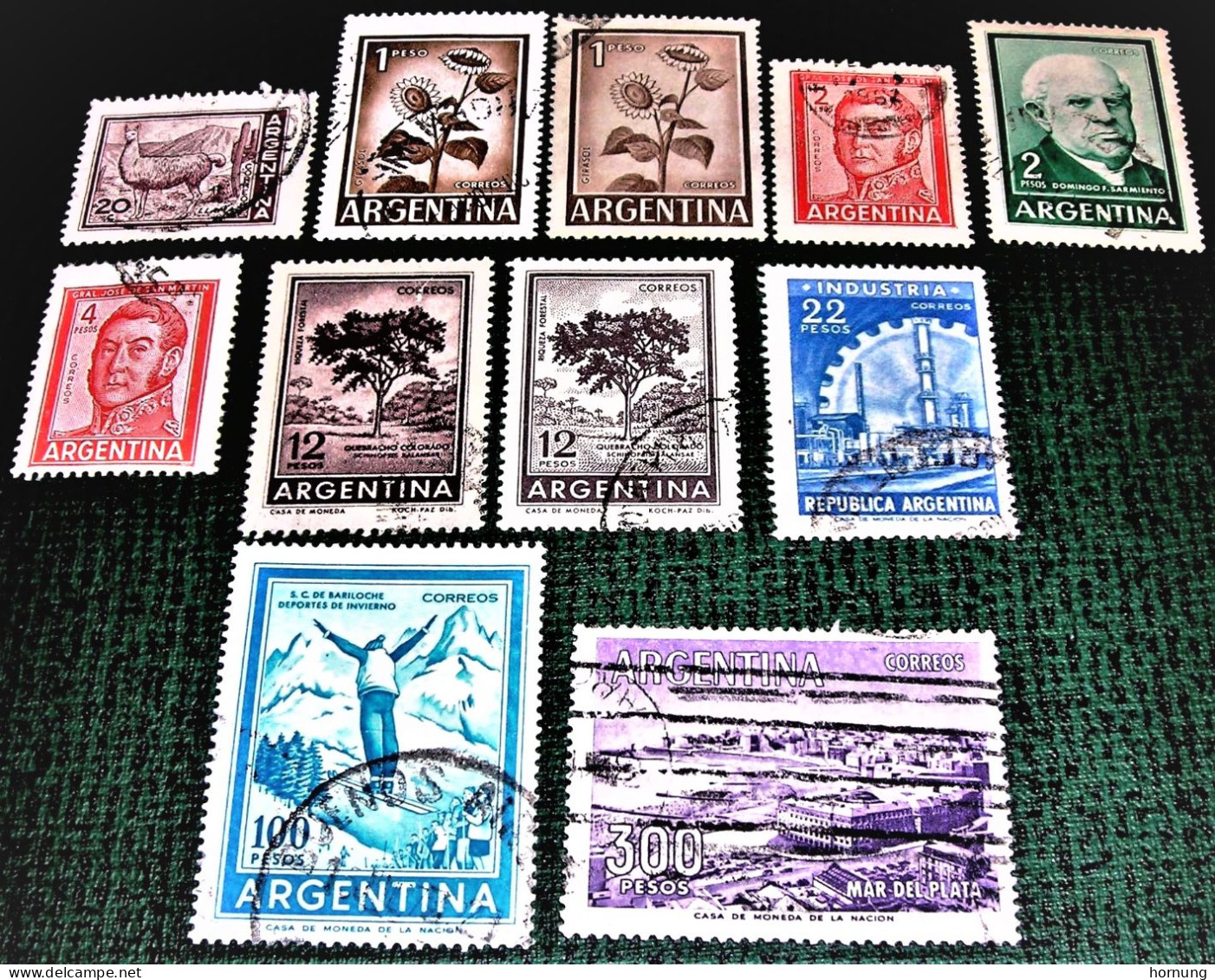 Argentina, 1961, Landmotives. Michel # 763-771 - Gebraucht