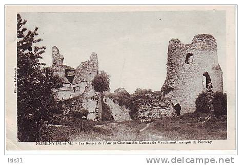 Dép 54 - Nomeny - Les Ruines De L'ancien Château Des Comtes De Vaudémont, Marquis - état - Nomeny