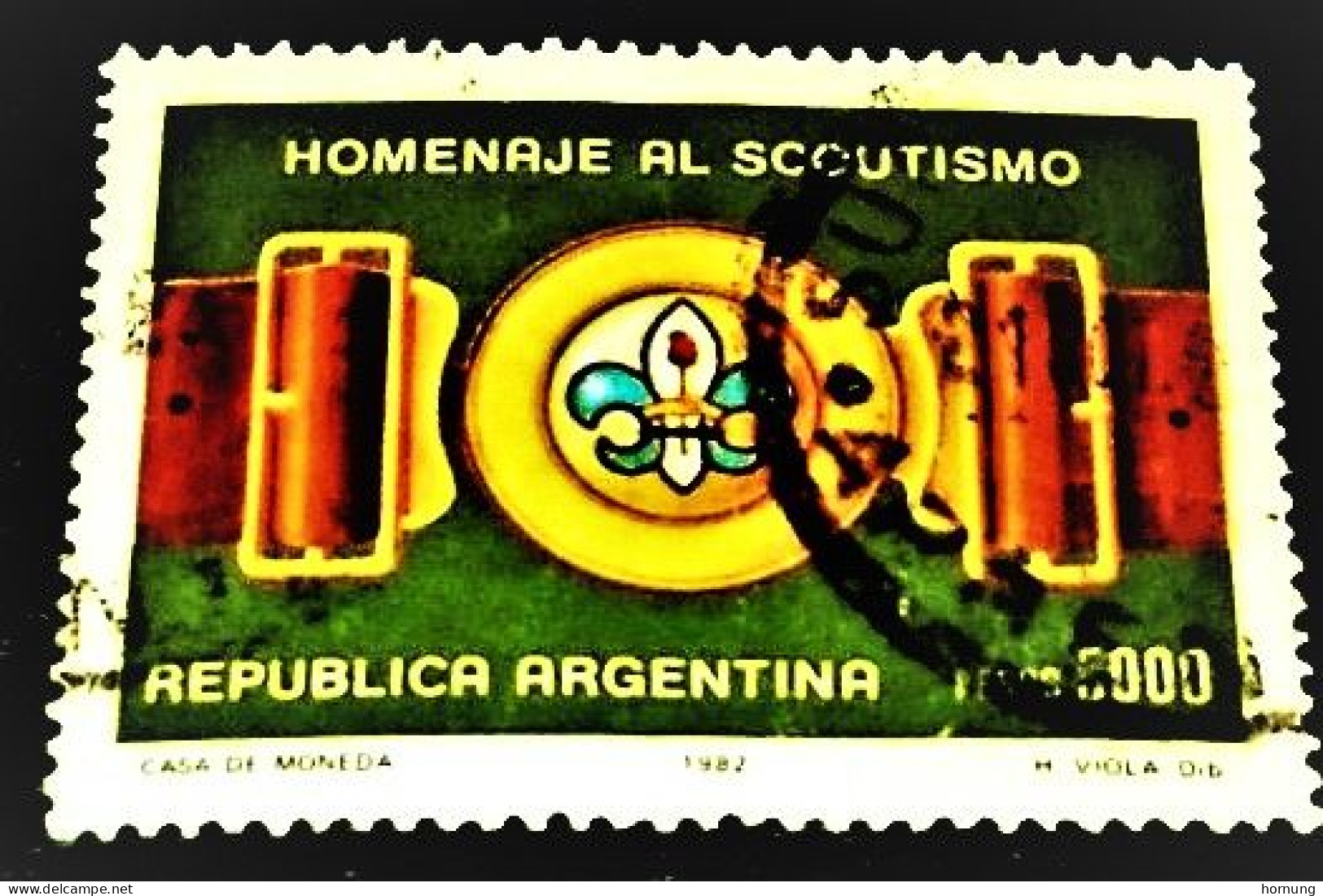 Argentina,1982, Scouts Belt.Michel # 1578 - Gebraucht