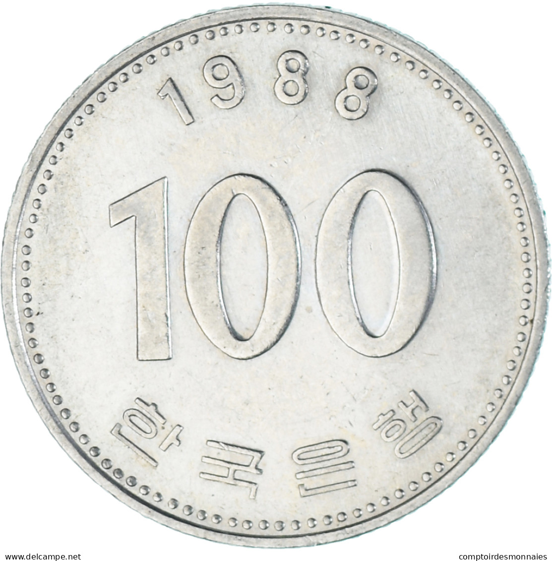 Monnaie, Corée, 100 Won, 1988 - Corée Du Sud