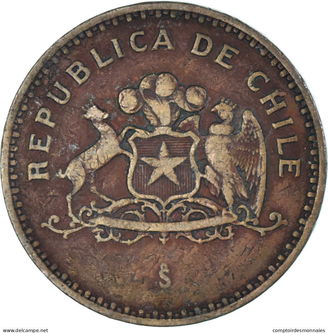 Monnaie, Chili, 100 Pesos, 1993 - Chili