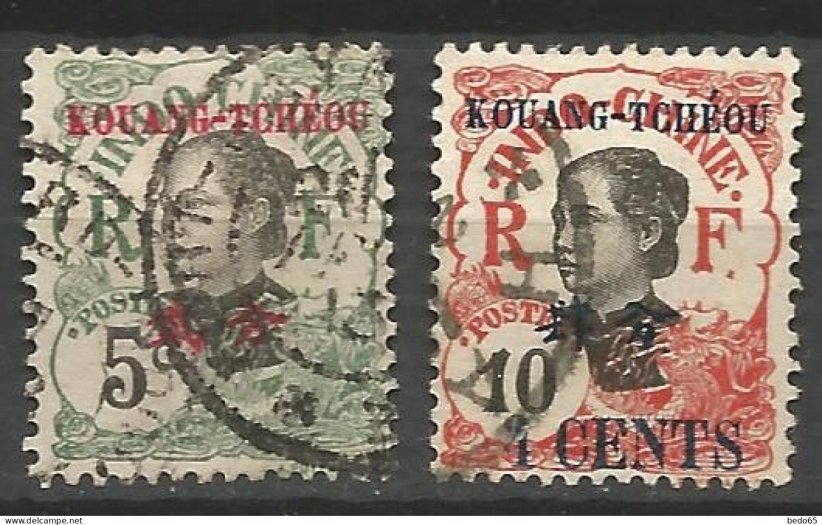 KOUANG-TCHEOU N° 21 Et 39 OBL / Used - Usati