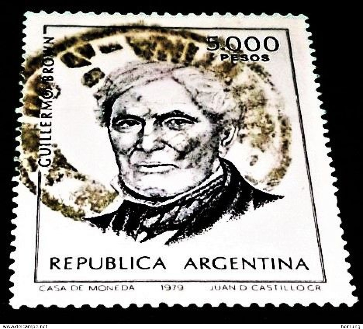 Argentina,1980. Admiral Guillermo Brown. Michel # 1431 - Gebruikt