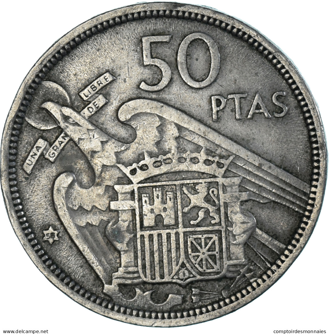 Monnaie, Espagne, 50 Pesetas, 1958 - 50 Peseta