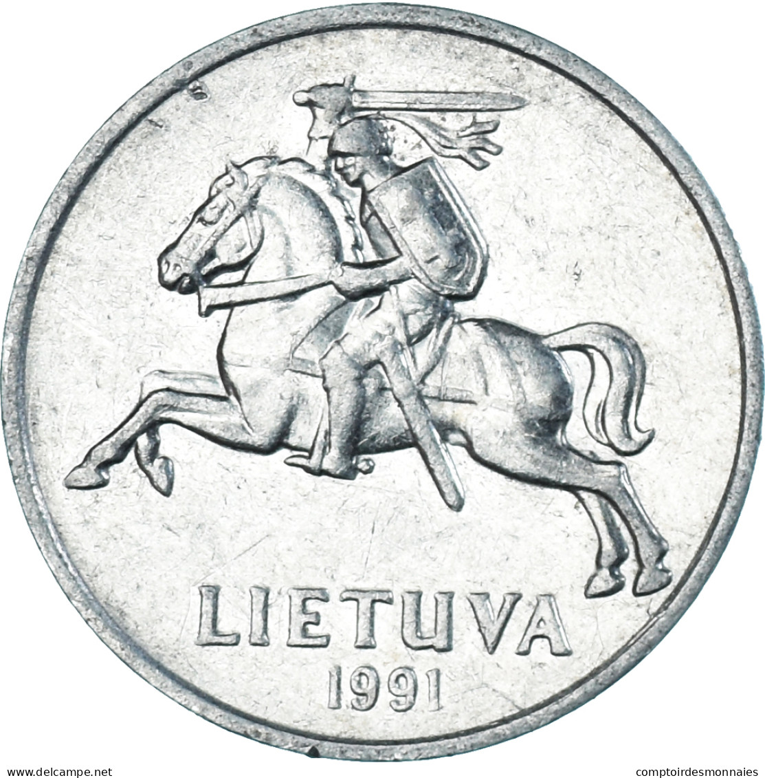 Monnaie, Lituanie, 2 Centai, 1991 - Lithuania