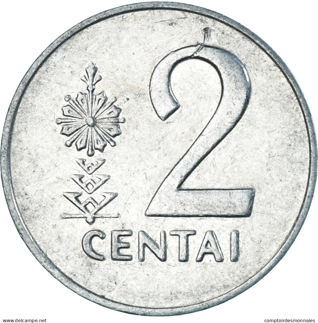 Monnaie, Lituanie, 2 Centai, 1991 - Lituanie