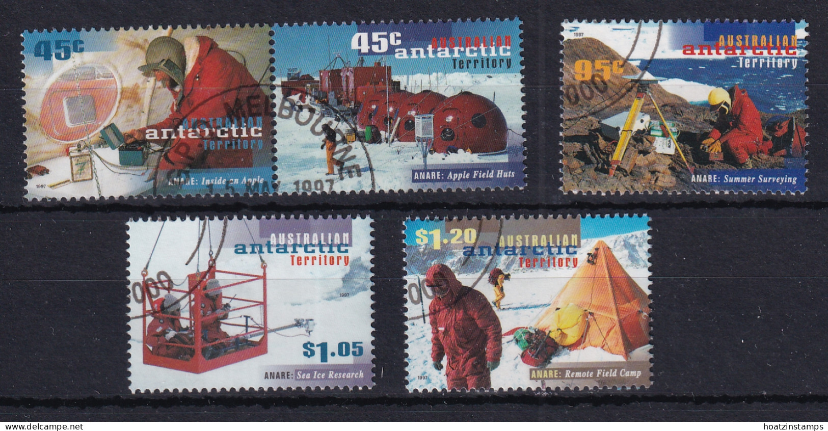 AAT (Australia): 1997   50th Anniv Of Australian National Antarctic Research Expeditions  Used - Gebruikt