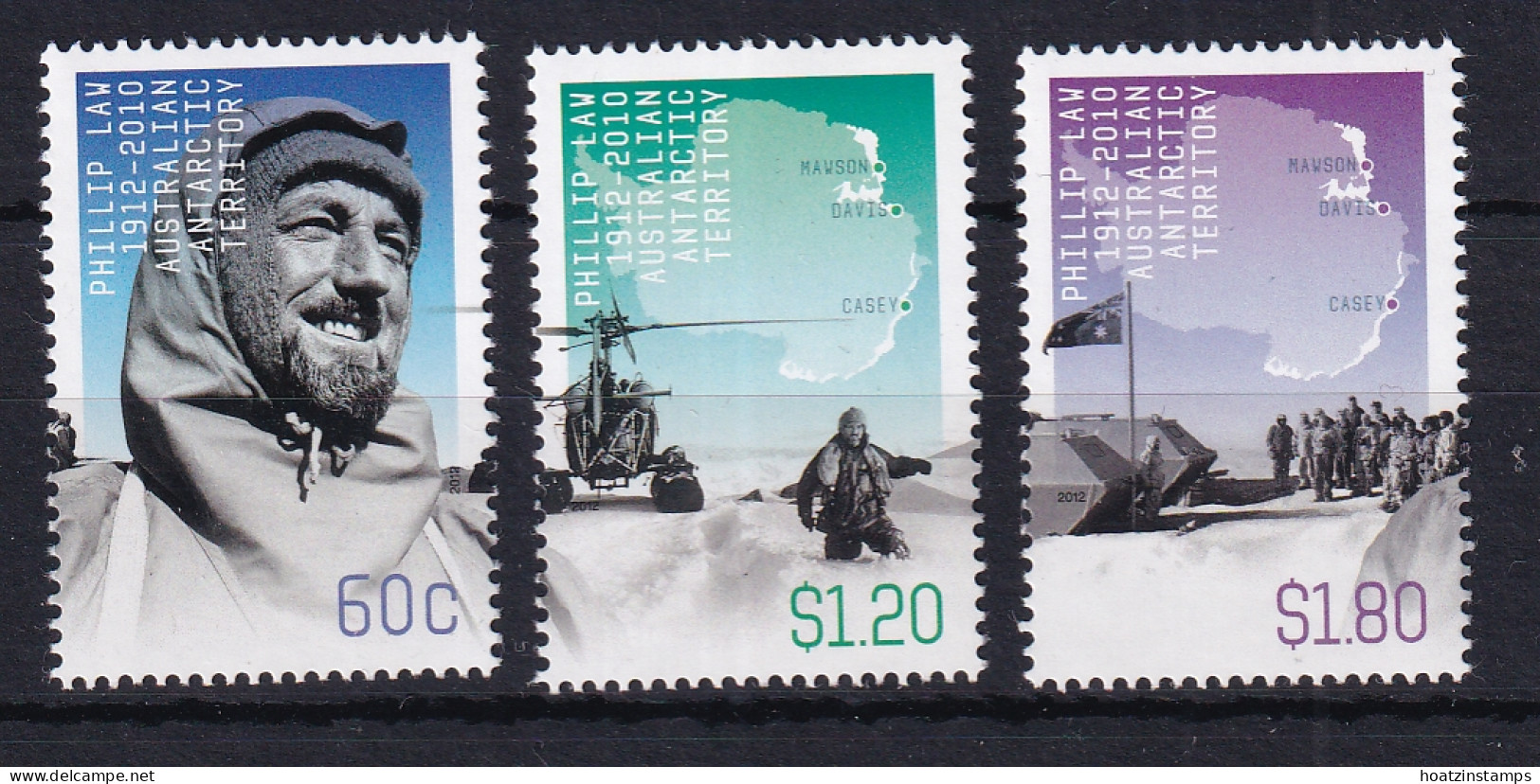 AAT (Australia): 2012   Birth Centenary Of Dr Phillip Law    Used  - Used Stamps