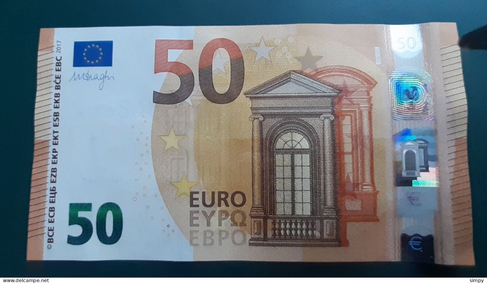 NETHERLANDS 50 Euro 2017  Letter PB UNC  P001 E5 Nederland - 50 Euro
